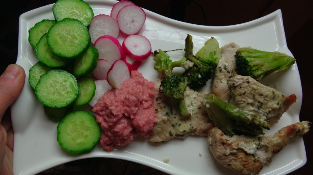 индейка с овощами