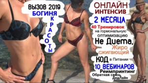 Вызов 2019. Богиня Красоты. 40 тренировок +10 вебинаров + 40 рецептов Милена Позняк